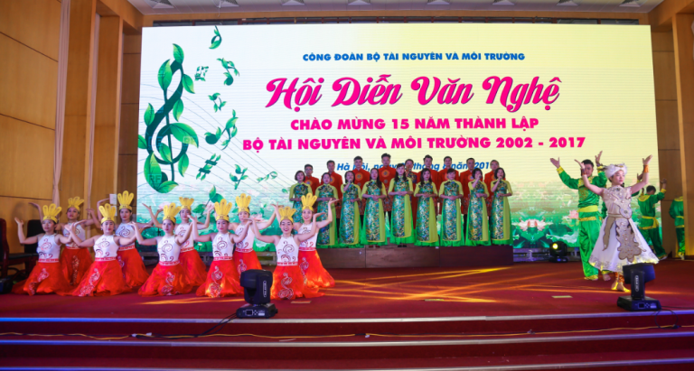Công đoàn Viện Khoa học Địa chất và Khoáng sản tham gia hội diễn Văn nghệ chào mừng 15 năm thành lập Bộ Tài Nguyên và Môi trường