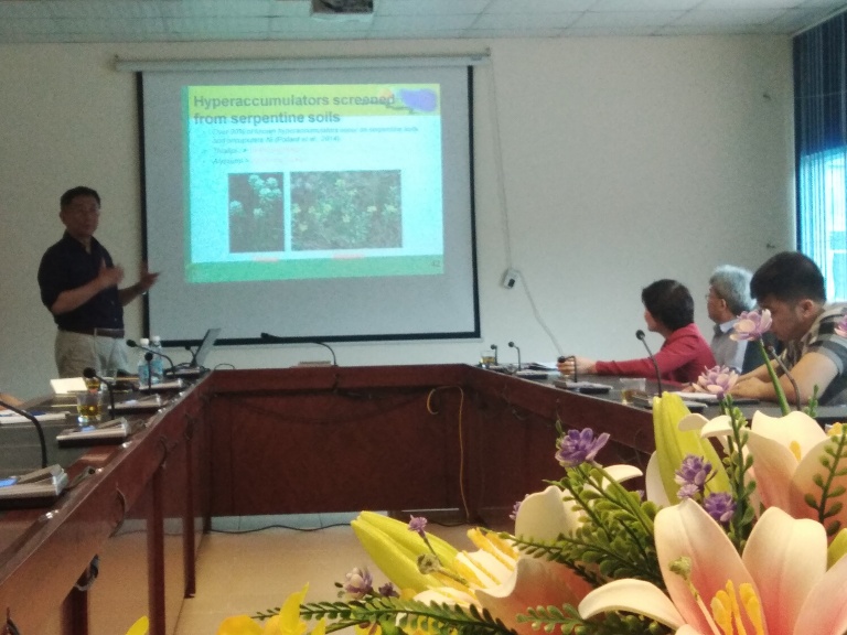 Hội thảo với chuyên gia Đài Loan về ” Quá trình phong hóa trên đá siêu mafic và thành tạo đất serpentine”