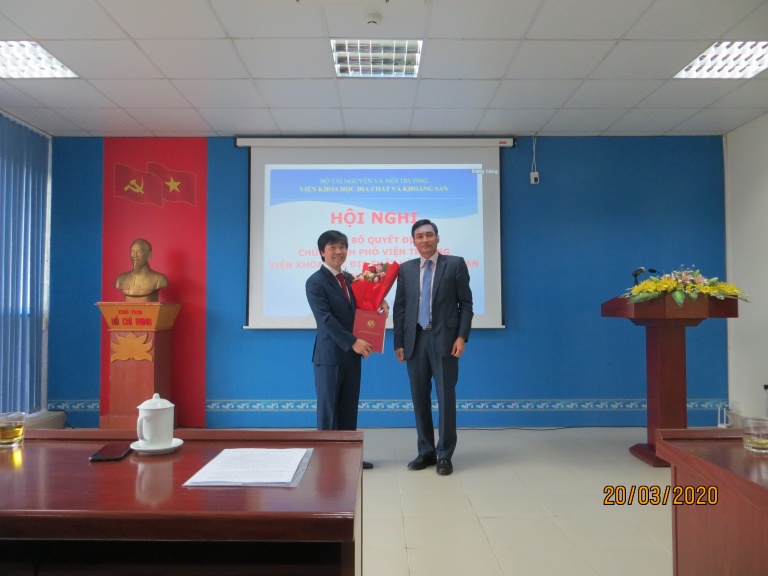 Hội nghị công bố Quyết định bổ nhiệm chức danh Phó Viện trưởng ông Quách Đức Tín