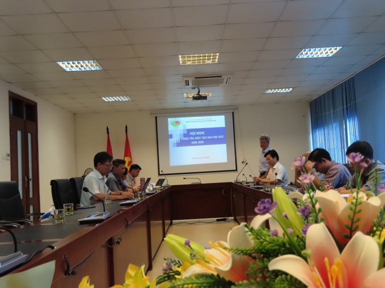 Hội nghị sơ kết công tác đào tạo sau đại học 6 tháng đầu năm và phương hướng, kế hoạch 6 tháng cuối năm 2020