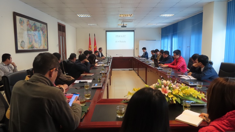 Hội thảo về ứng dụng công nghệ trí tuệ nhân tạo vào khoa học địa chất và khai thác khoáng sản