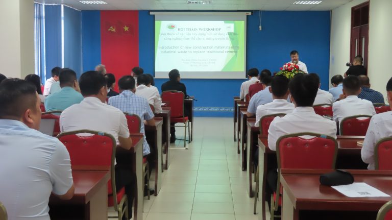 Sử dụng chất thải công nghiệp thay thế xi măng