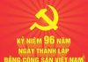 Kỷ niệm 96 năm ngày thành lập Đảng cộng sản Việt Nam